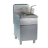 Globe GFF80G Natural Gas 80 lb. Stainless Steel Floor Fryer