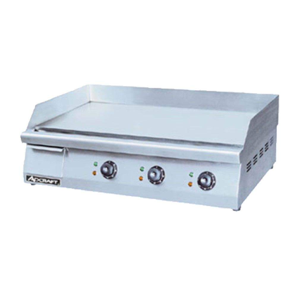 Adcraft GRID-30 Electric 30" Countertop Griddle - 3380-4500 Watts