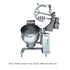 Groen DHT-60,TA/3 Gas 60-Gallon Kettle/Cooker Mixer - 150,000 BTU
