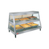 Hatco GRHD-3PD See-Thru Countertop Heated Display Case with 3 Pan Dual Shelf