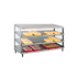 Hatco GRPWS-2424T Countertop Pass-Thru Pizza Warmer with Triple Slant Shelves