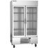 Beverage Air HBF44HC-1-G Glass Door Two Section Reach-In Freezer (Replaces HBF44-1-G)