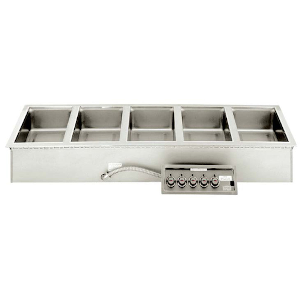 APW Wyott HFW-5D Electric Drop-In Hot Food Well Unit with Drain