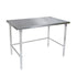 John Boos ST6-3048GBK 48" W x 30" D Work Table with Stainless Steel Top