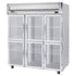 Beverage Air HFP3HC-5HG Half Glass Three Section Reach-In Freezer (Replaces HFP3-5HG)