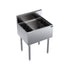 Krowne Metal KR19-24-10 Royal Series Underbar 24" Ice Bin / Cocktail Unit with 10-Circuit Cold Plate