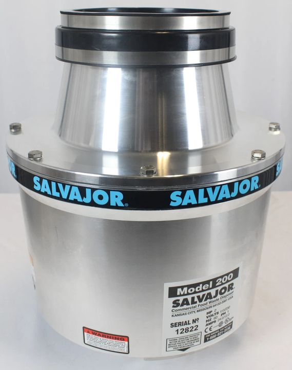 *Used* Salvajor 200 Commercial Garbage Disposer with 2 HP Motor