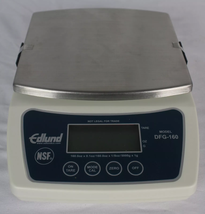 *Open Box*Edlund DFG-160 Digital Portion Scale, Large LCD Display 160 oz.