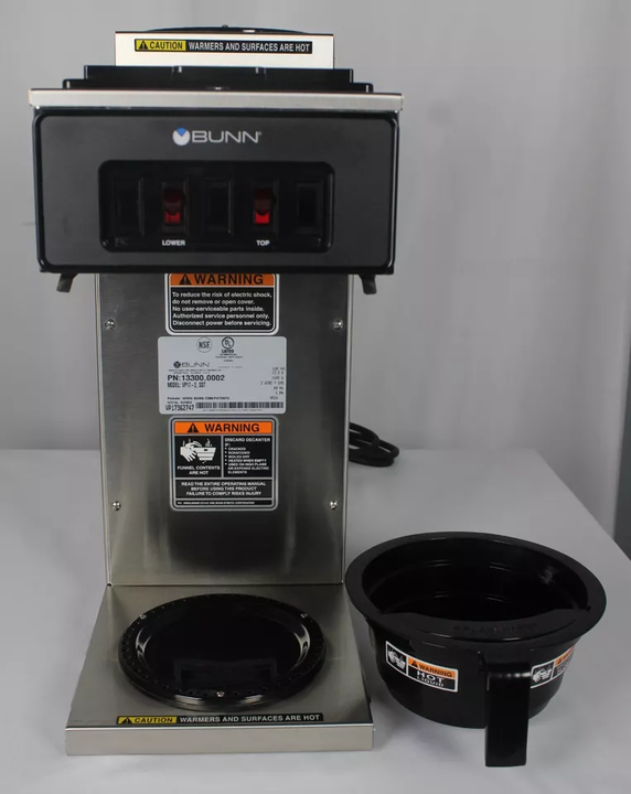 *Used* Bunn 13300.0002 VP17-2 Pourover Coffee Maker - Stainless Decor