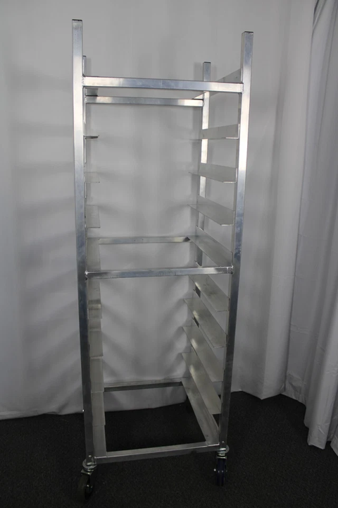 *Ding & Dent* Channel GRR-6 Glass Rack / Oval Tray Rack 24"W x 22"D x 70"H