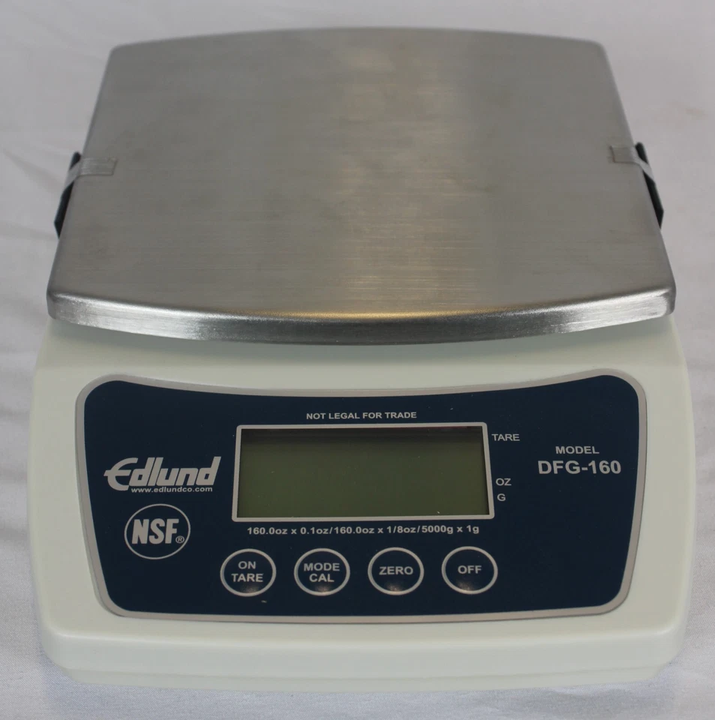 *Open Box*Edlund DFG-160 Digital Portion Scale, Large LCD Display 160 oz.
