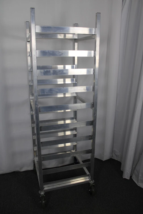 *Ding & Dent* Channel GRR-6 Glass Rack / Oval Tray Rack 24"W x 22"D x 70"H