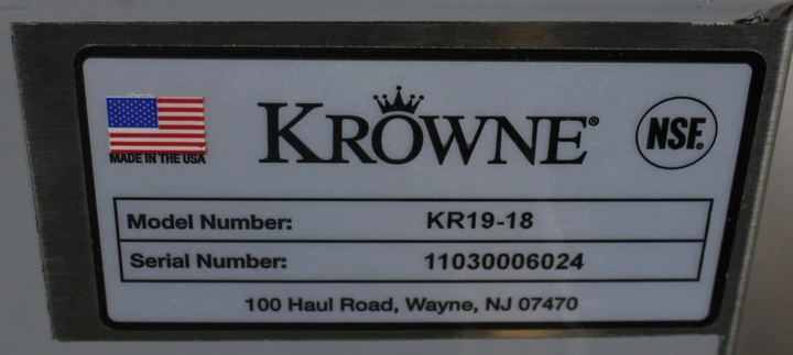 *Used* Krowne Royal Series KR19-18 Underbar Ice Bin/Cocktail Unit