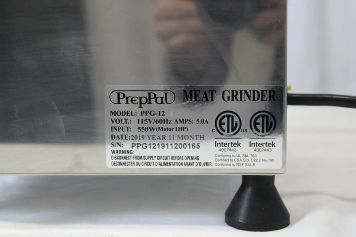 Open Box Atosa PPG-12 PrepPal Electric Meat Grinder