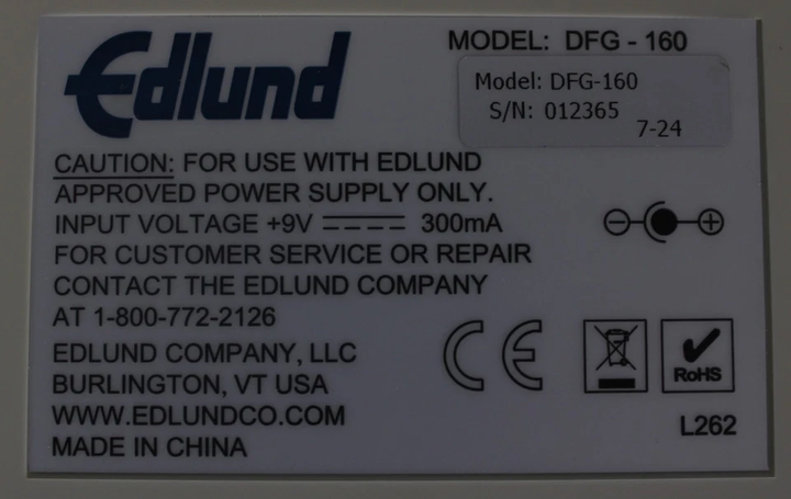 *Open Box*Edlund DFG-160 Digital Portion Scale, Large LCD Display 160 oz.