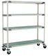 Metro X366BGX3 MetroMax i Stem Caster Cart, Open Grid Shelves