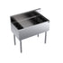 Krowne Metal KR19-36-10 Royal Series Underbar 36" Ice Bin / Cocktail Unit with 10-Circuit Cold Plate