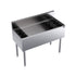 Krowne Metal KR19-42-10 Royal Series Underbar 42" Ice Bin / Cocktail Unit with 10-Circuit Cold Plate