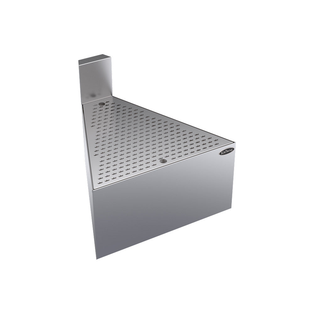 Krowne Metal KR24-DF45 Royal Series 45° Underbar Front Corner Angle Filler
