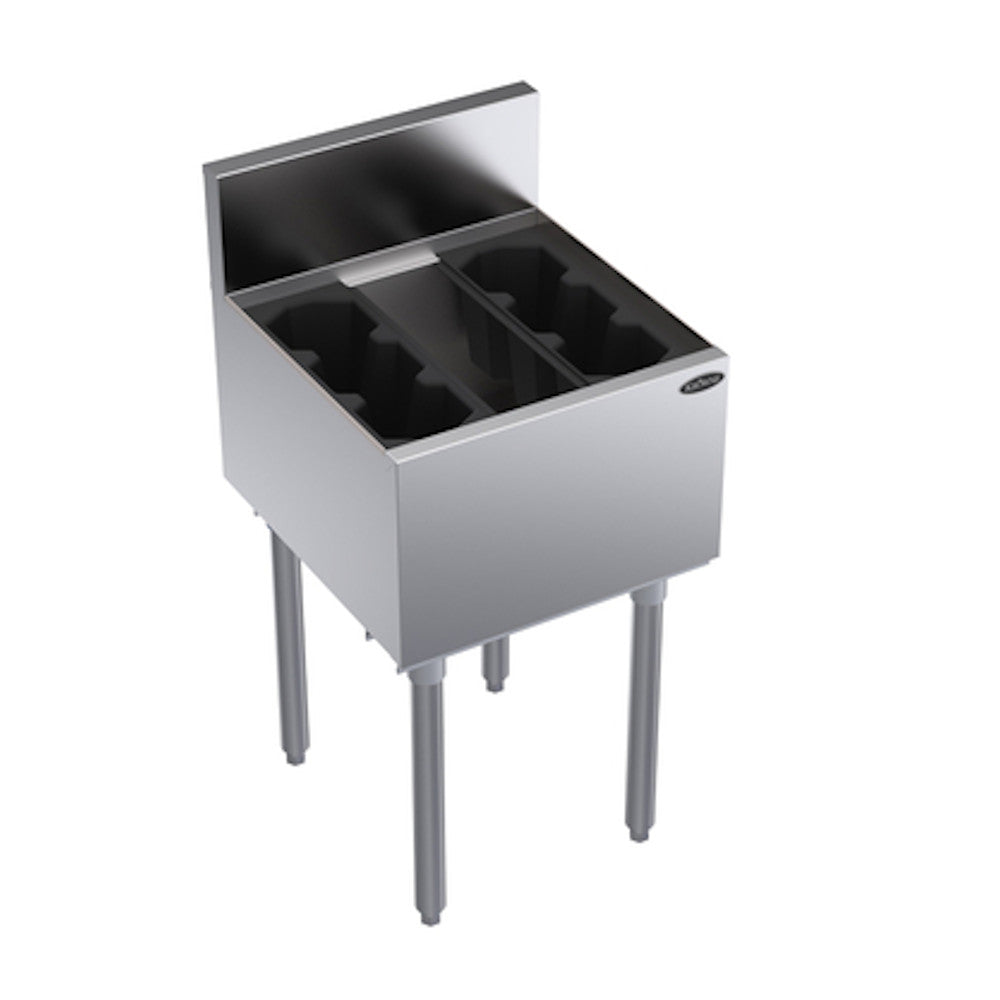 Krowne Metal KR19-18 Royal Series Underbar Ice Bin / Cocktail Unit with 60 lb. Capacity