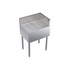 Krowne Metal KR19-C24R Royal Series Freestanding 24" Underbar Corner Drainboard with Right End Return