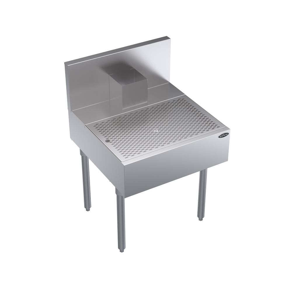 Krowne Metal KR24-BD24 Royal 1800 Series Underbar 24" Beer Drainer
