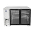 Atosa MBB59G Two-Section Back Bar Cooler with Glass Doors