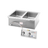 Wells MOD-200TDM Built-In Electric Food Warmer w/ Manifold Drain- 2 Pan Capacity