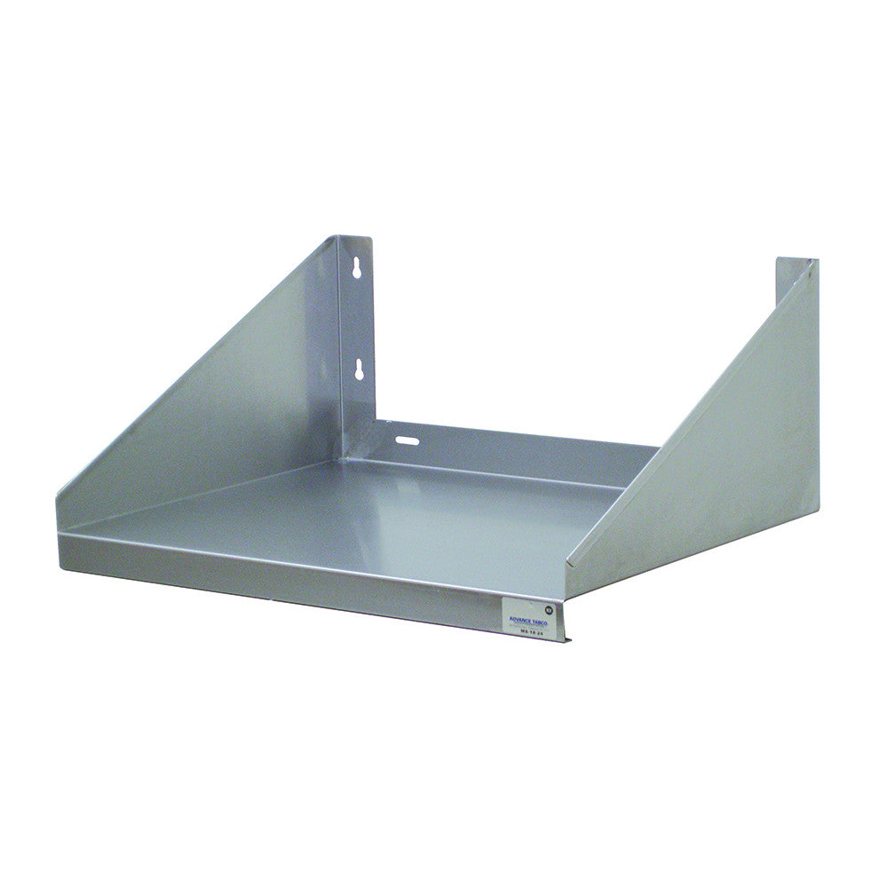 Advance Tabco MS-18-24-EC Special Value Wall Mounted Microwave Shelf 24"W x 18"D