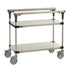 Metro MS1824-FGFG PrepMate&reg; 18X24 Solid Galvanized MultiStation Prep Cart