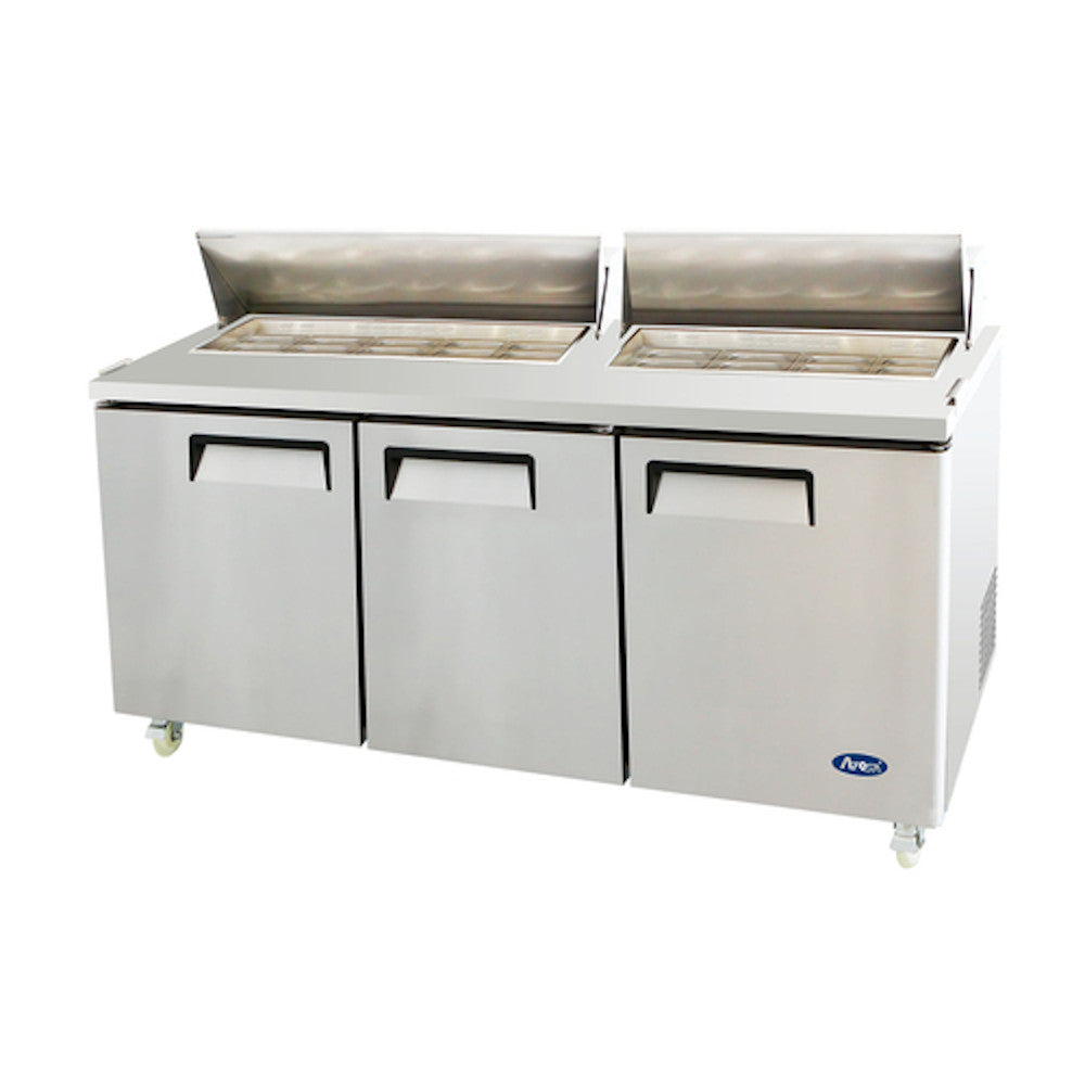 Atosa MSF8304GR Three-Section 72" Sandwich Prep Table
