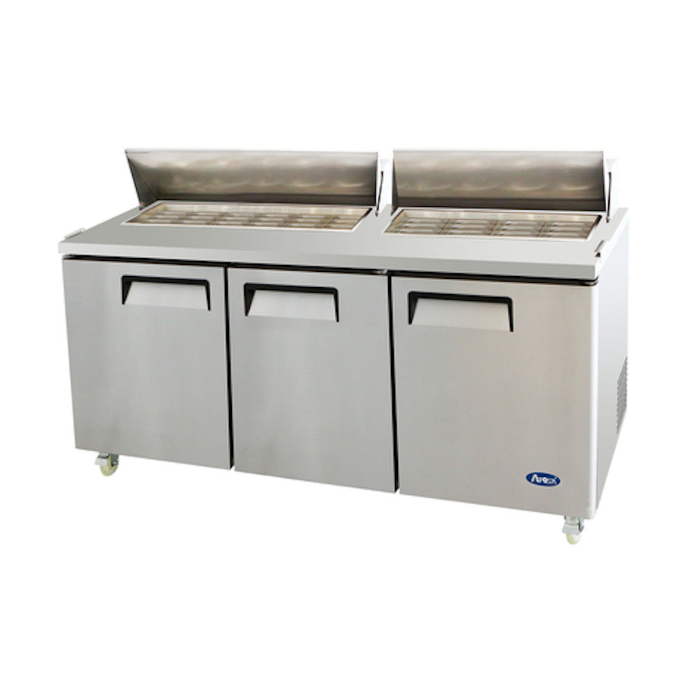 Atosa MSF8308GR Mega Top Three-Section 72" Sandwich Prep Table