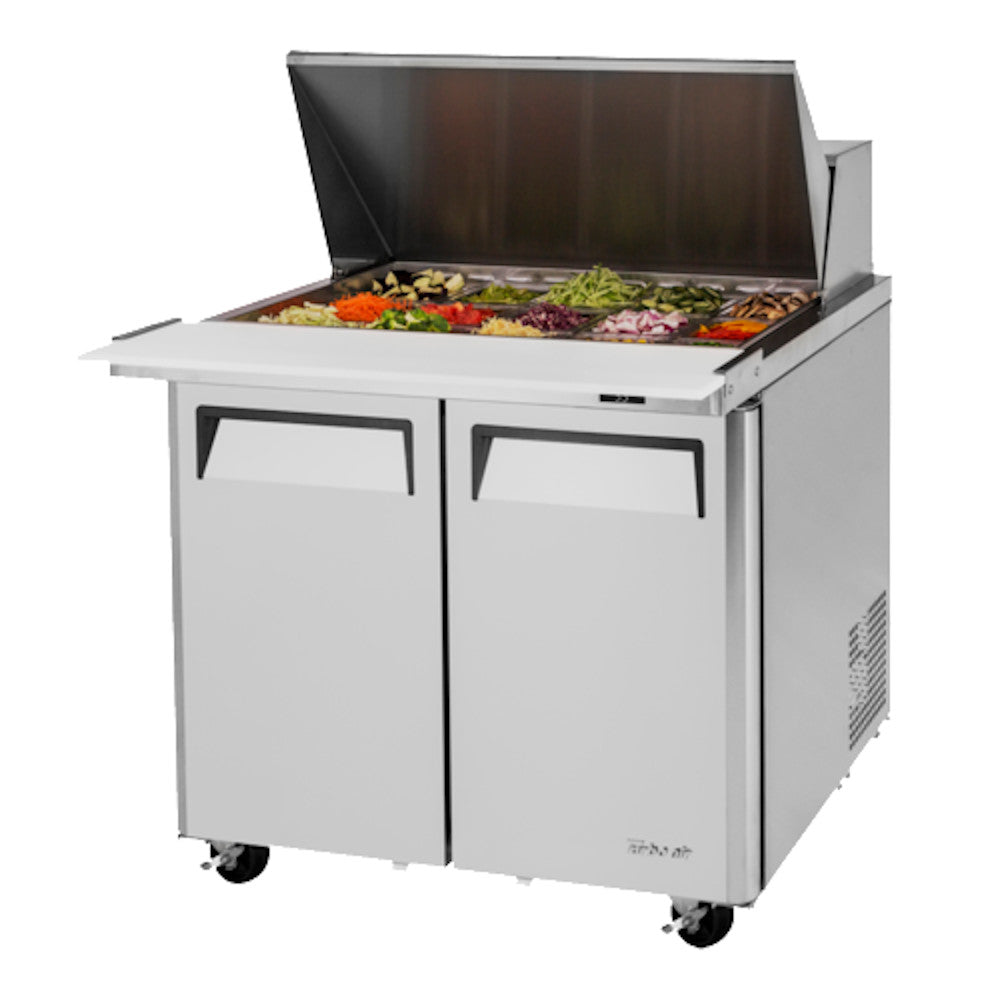 Turbo Air MST-36-N6 36" M3 Two Door Refrigerated Salad/Sandwich Prep Table