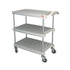 Metro MY1627-34G myCart Series Utility Cart Three Shelf Unit in Grey, 31-1/2" x 18-5/16"