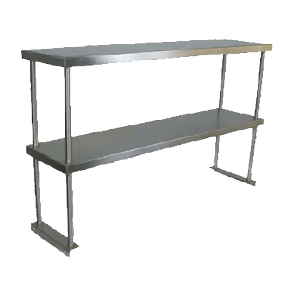 John Boos OS-ED-1248 Double 48" W x 12" D Economy Overshelf