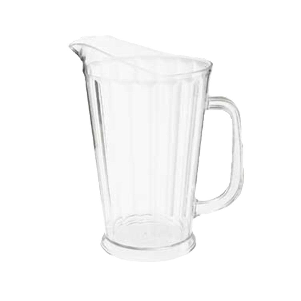 G.E.T. P-1064-1-CL 60 oz. Plastic Beer Pitcher (case of 1 dozen)