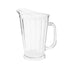 G.E.T. P-1064-1-CL 60 oz. Plastic Beer Pitcher (case of 1 dozen)