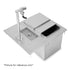 John Boos PB-DIIBWS2118-P Drop-In 21" W x 18" D Ice & Water Unit