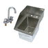 John Boos PB-DISINK101410-P-SSLR Drop-In Sink, Economy Gooseneck Faucet