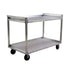 Lakeside PB2937 Two-Tier Open Base Correctional Utility Cart