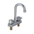 John Boos PBF-4-D-LF Deck Mount Economy Faucet with 3-1/2" Gooseneck Spout