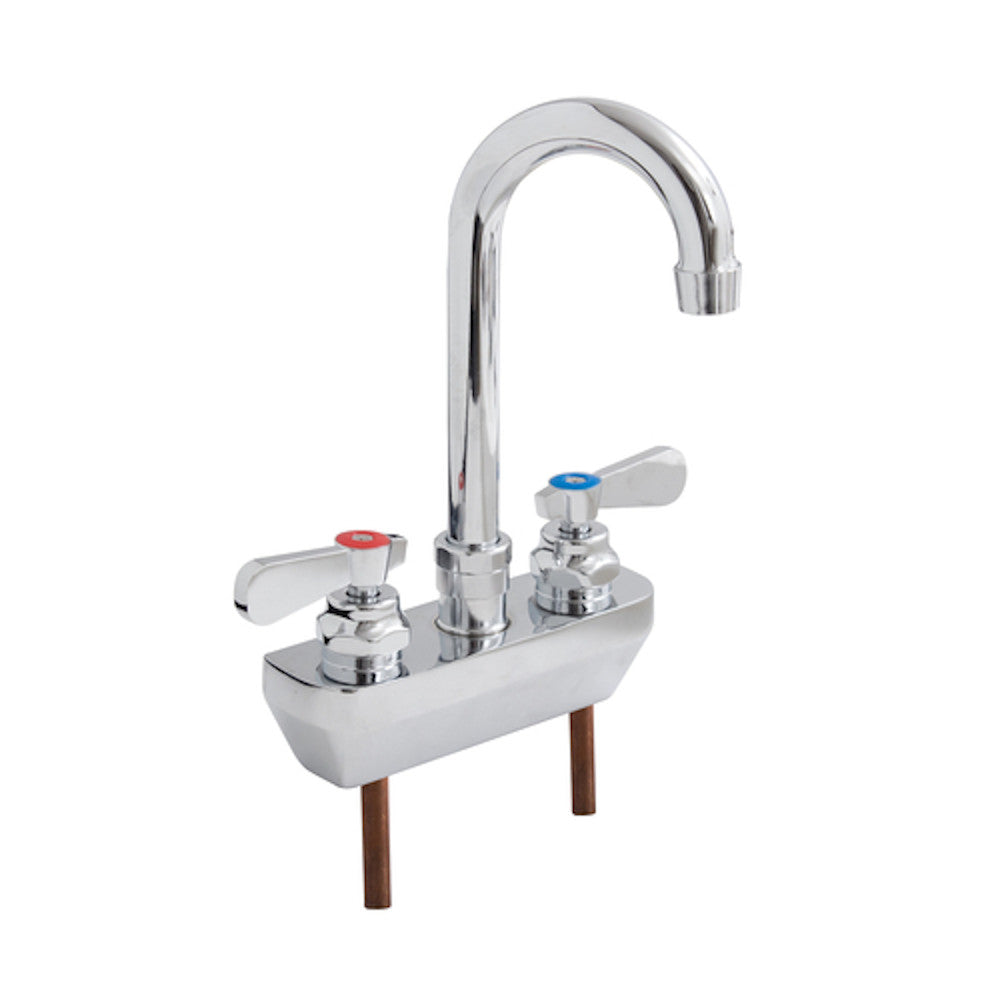 John Boos PBF-4SM2-3GLF Heavy-Duty Shallow Splash Mount Faucet