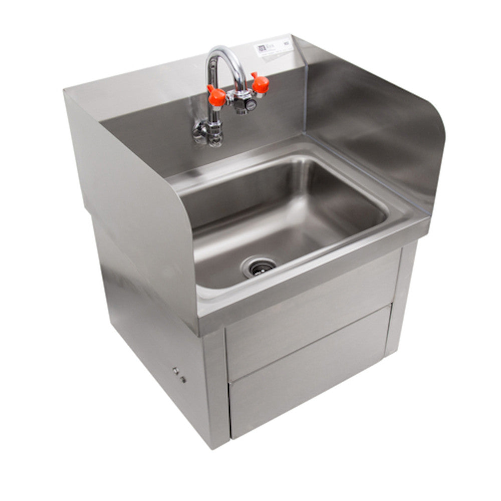 John Boos PBHS-W-1410-KV1APS-EW Hand Sink with Eye Wash