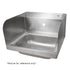 John Boos PBHS-W-1410-SSL Wall Mount Pro-Bowl Hand Sink with Left Side Splash