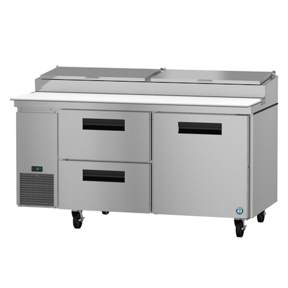 Hoshizaki PR67A-D2 Reach-In Steelheart Pizza Prep Table