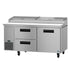 Hoshizaki PR67A-D2 Reach-In Steelheart Pizza Prep Table