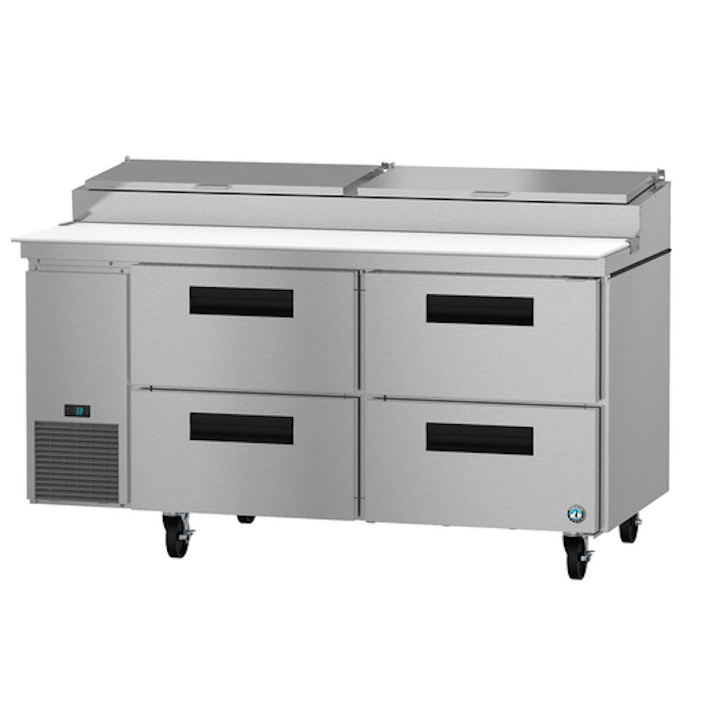 Hoshizaki PR67A-D4 Reach-In Steelheart Pizza Prep Table