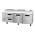 Hoshizaki PR93A-D2 Reach-In Steelheart Pizza Prep Table