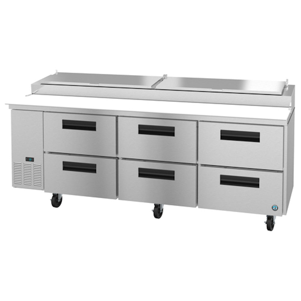 Hoshizaki PR93A-D6 Reach-In Steelheart Pizza Prep Table