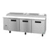 Hoshizaki PR93A Reach-In Single Section Steelheart Pizza Prep Table